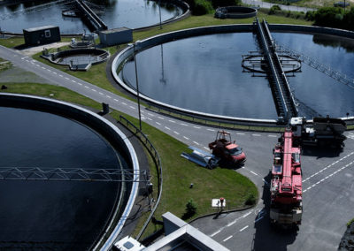 ZVK-Klärwerk Steinhäule biologische Reinigung