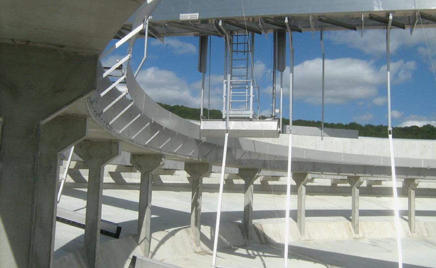 Bau Sedimentationsbecken