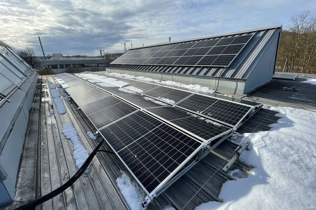 PV-Anlage Rechengebäude