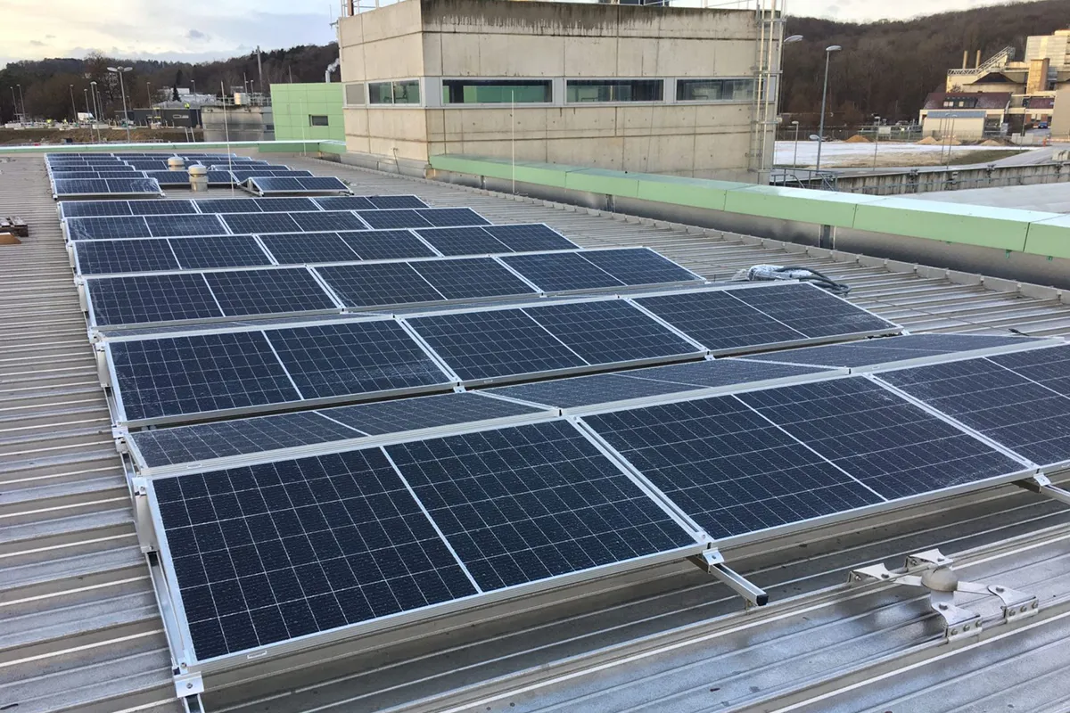PV-Anlage Sandfilter